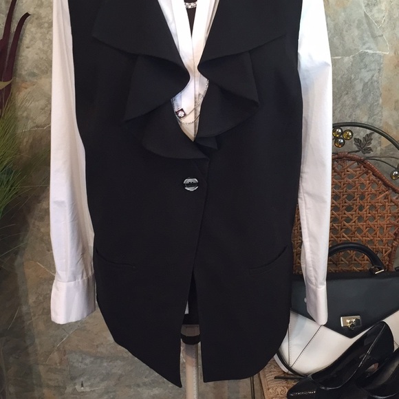 Susan Graver 🌹 stunning black vest - Picture 4 of 12